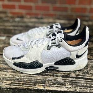 Nike Paul George PG 5 TB Men’s Basketball Shoes  Sneakers - White/Black - Size 9